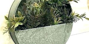 Galvanized Metal Planters