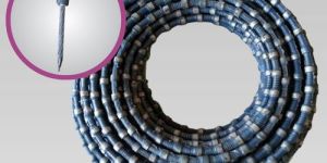 PLASTIC COATED WIRESAW CHAIN