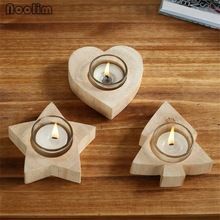 Wedding Wooden Candle Holder