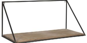 Wood Iron Wall Rack