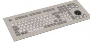 Metal Keyboard With Trackball