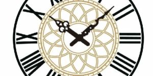 5 Feet 4 Sided GPS Auto Reset Tower Clock