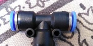 Pneumatic Push Equal Tee