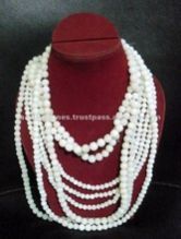 White Jade Gemstone Necklace