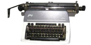 Godrej Prima Policy Carriage Typewriter