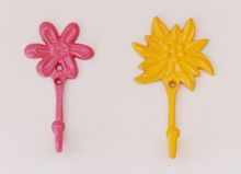 Decorative Metal Flower Coat Hook
