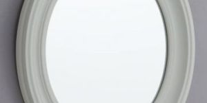 MATT WHITE DECORATIVE MIRROR