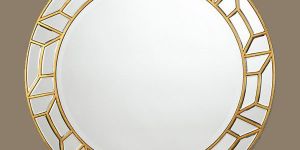 ROUND NET DECORATIVE MIRROR