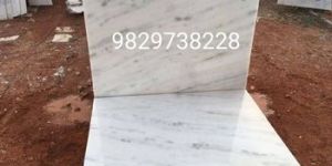 Polished White Marble Slab
