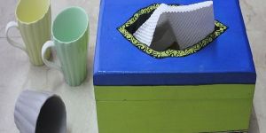 Wooden Tissue Box