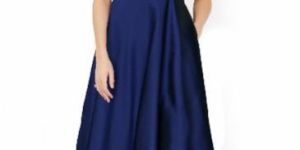 Taffeta Blue Gown