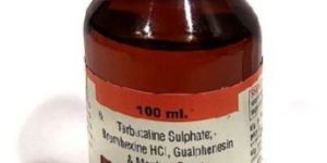 Terbutaline Sulphate 1.25mg + Bromhexine Hcl 2mg + Guaiphenesin 50mg+menthol 0.5mg./5ml Syrup