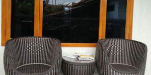 Designer Cane Chair Table