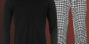 Mens Pyjama T-Shirt Set