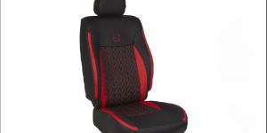 U-Hexa Red Black Car Seat Covers