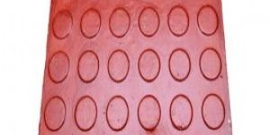 RUBBER MOULDED CHEQUERED TILES