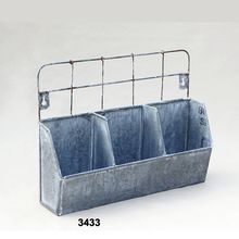 Wire Wall Shelves Galvanized Pockets