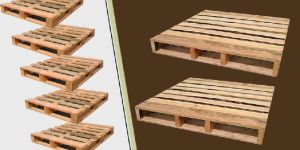 Reversible Wooden Pallet