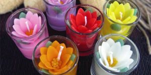 Decorative Glass Candle