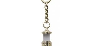 Nautical Brass LightHouse Keychain