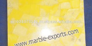 Yellow onyxFloor Tiles