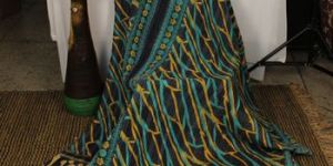 Vintage Kantha Throw Twin Bedspread