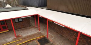 Walkway Tensile Structure