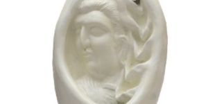 White Gautam Buddha with Shankh Fountain