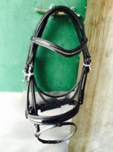 Patent Leather Bling Chain