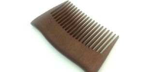 Pocket Size Wooden Beard Comb