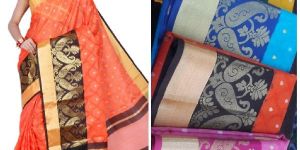 Muslin Kora Silk Sarees