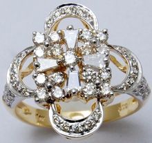 Two Tone Gold Engagement Ring