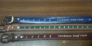 GOLF BELTS IN GENUINE LEATHER