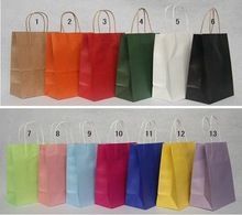Twist Handle White Kraft Paper Bag