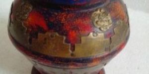 Wooden Round Jewellery Case