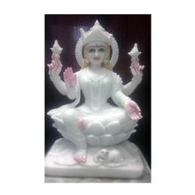 White Marble Laxmi Sculpture