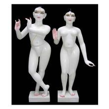 White Marble Radha Krishna Murti
