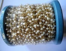 White Pearl Beaded Gemstone