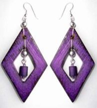 Wooden Beads Earrings