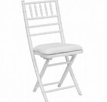 White Wooden Folding Chiavari Chair for Event
