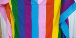 Rayon Rainbow Beach Kaftan