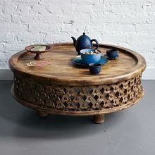 Wooden Round Coffee Table