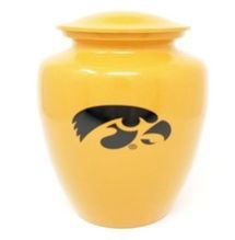 Yellow Adult Cremation Urn