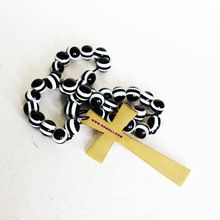 White Black Resin Beads