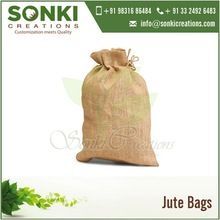 Unlaminated Foldable Jute Gift Bag