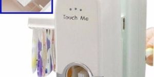 Automatic Toothbrush Holder Toothpaste Dispenser