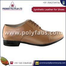 Waterproof Synthetic Shoes Leather Fabric