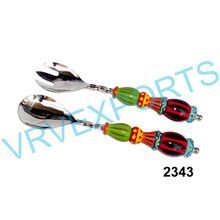 Salad Server Set in Stainless Steel