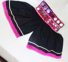 Women Vintage Mirror Work Banjara Harem Short Pant