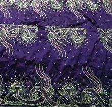 RAW SILK WEDDING AFRICAN STONE WORK GEORGES